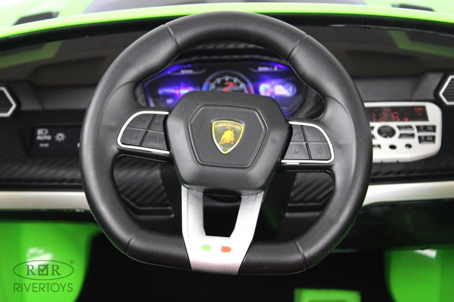 Детский электромобиль RiverToys Lamborghini Urus (E777EE) зеленый