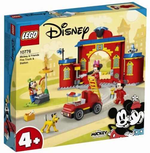 (EU) Конструктор LEGO Disney Пожарная часть и машина Микки и его друзей (10776)