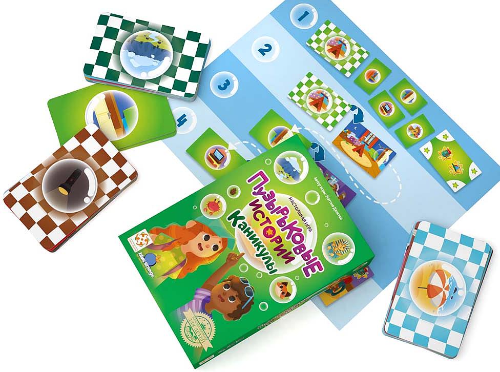 (EU) Настольная игра Стиль жизни Пузырьковые истории. Каникулы