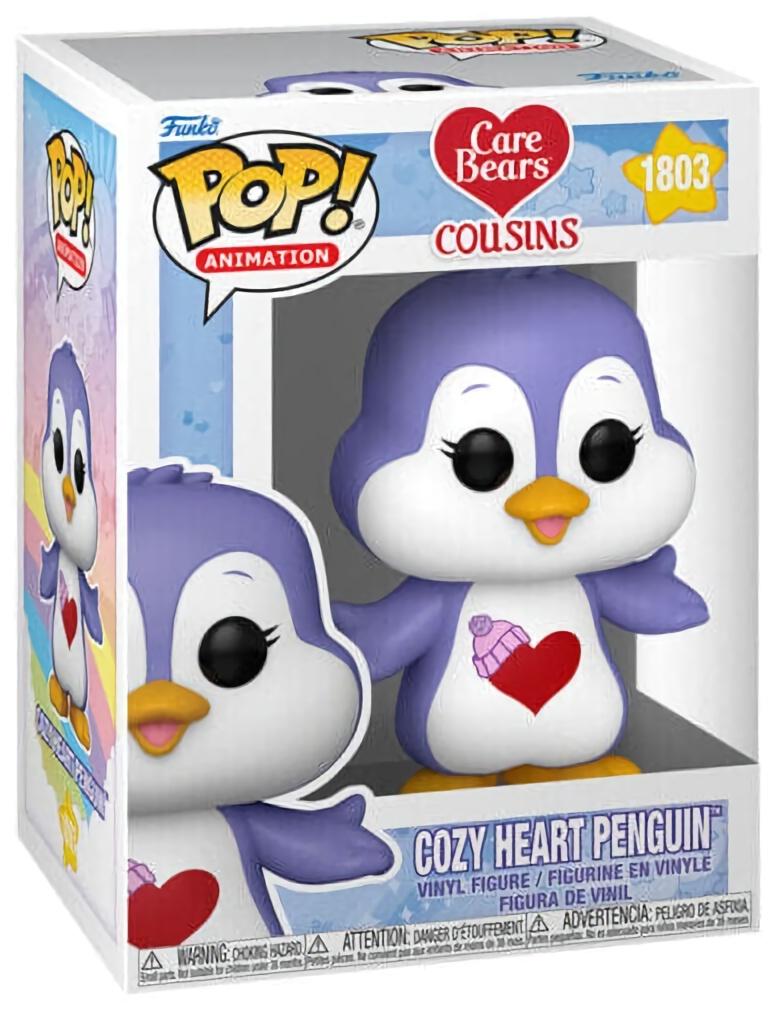 (CN) Фигурка Funko Pop! Animation: Care Bears Cousins - Cozy Heart Penguin (1803)