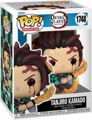(EU) Фигурка Funko POP! + Animation: Tanjiro Kamado (Sun Breathing) (1748)