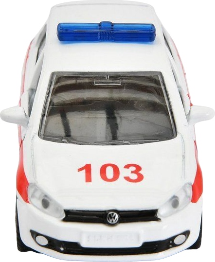 Легковой автомобиль Siku 1411RUS Скорая медицинская служба (белый) (SIKU1411RUS)