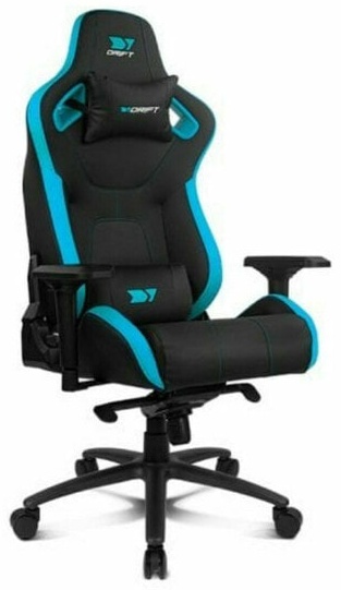 (EU) Игровое кресло DRIFT DR600BL, 269679086, Чёрное/Голубое