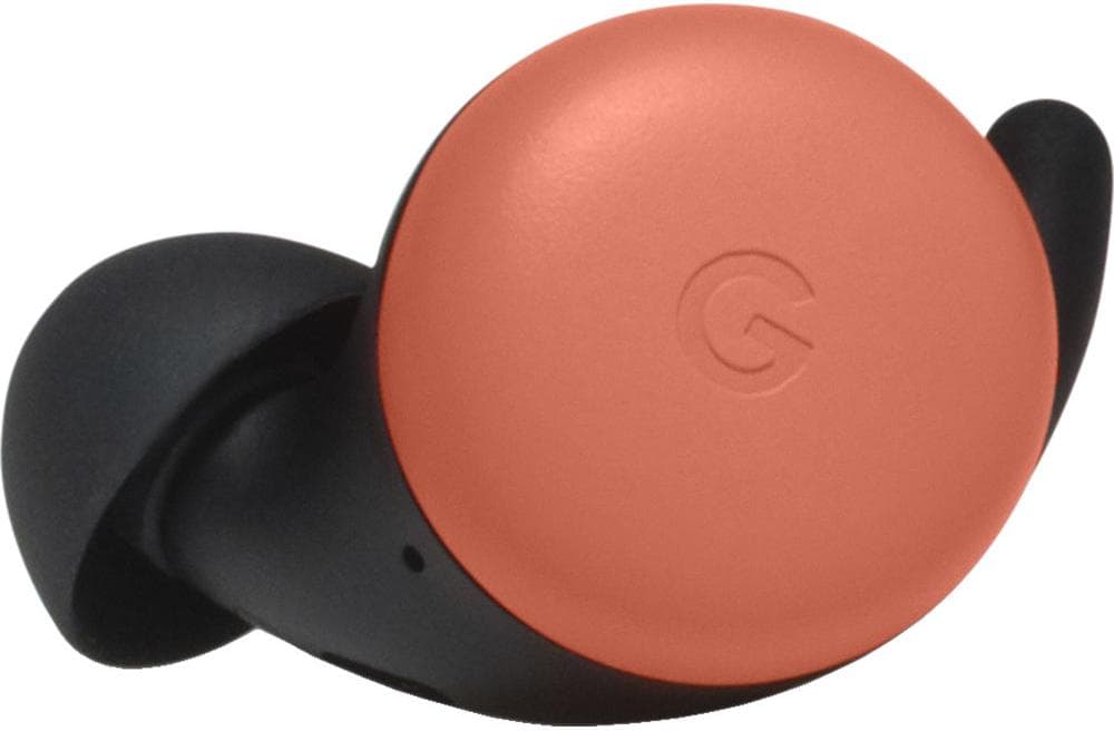 Беспроводные наушники Google Pixel Buds TWS Oh So Orange с зарядным футляром (оранжевые)