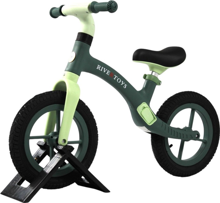 Детский беговел RiverToys (HB-001) (зеленый)