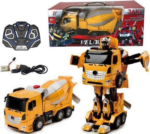 Радиоуправляемый робот JiaQi трансформер бетономешалка (TT679)
