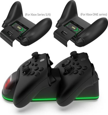 Зарядная станция DOBE для 2-х геймпадов Xbox (TYX-1623X)