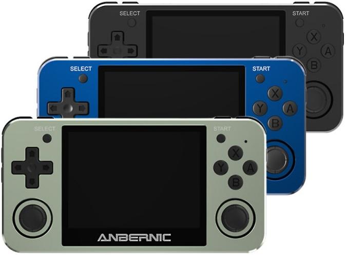 Портативная игровая приставка Anbernic RG 351MP Matt black (чёрный)