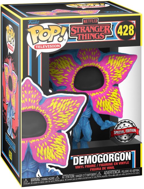 Фигурка Funko POP! Vinyl: TV: Stranger Things: Demogorgon (Blacklight) Эксклюзив (59820)