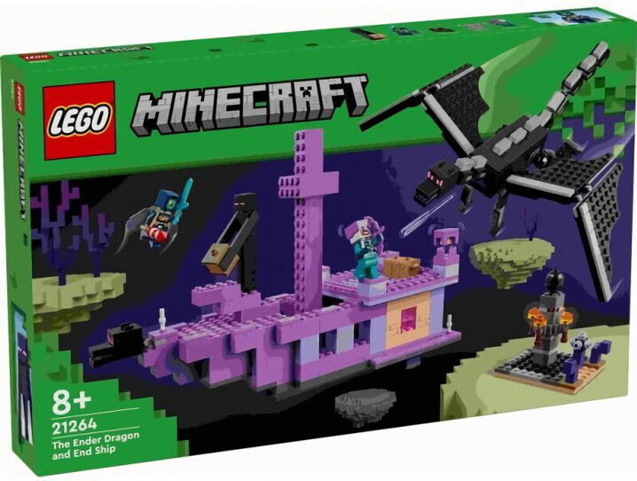 (EU) Конструктор LEGO Minecraft Дракон и корабль (21264)
