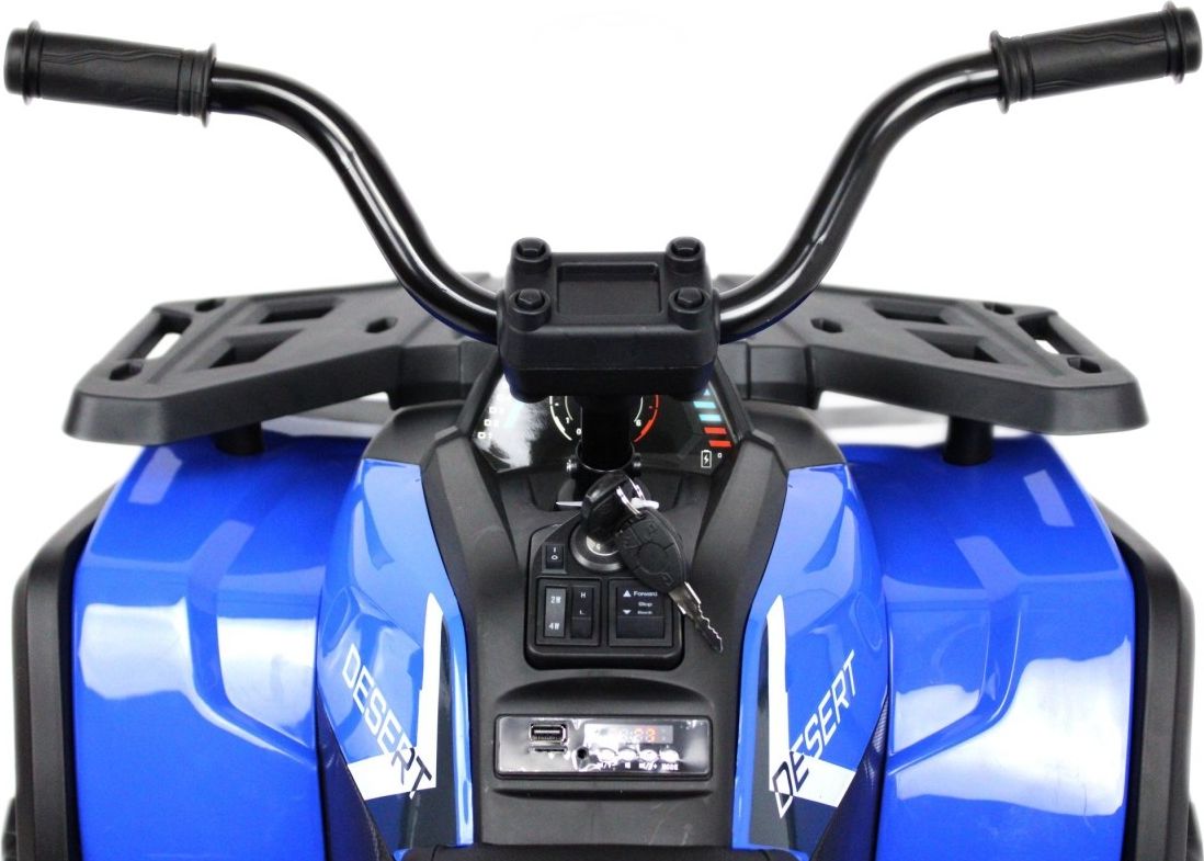 Детский электроквадроцикл RiverToys H999HH синий