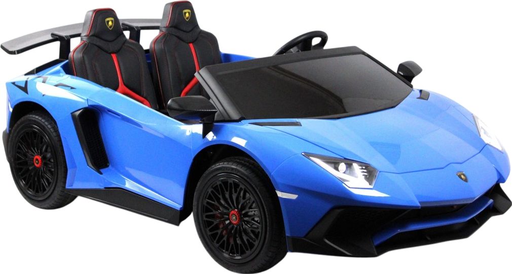 Детский электромобиль RiverToys Lamborghini Aventador SV (M777MM) синий