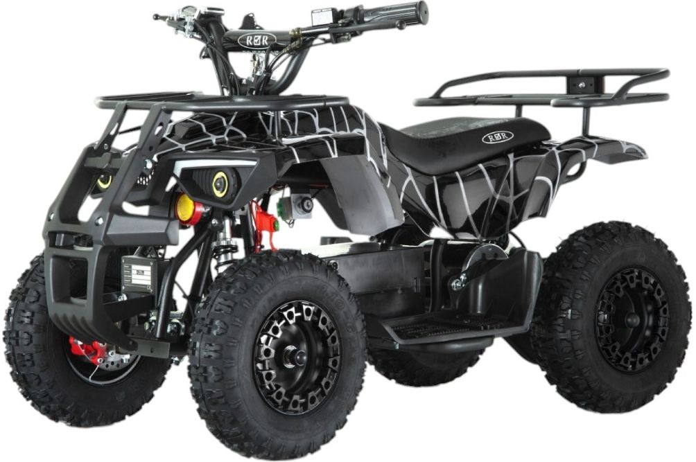 Детский электроквадроцикл RiverToys (TIKI-LUX-BLACK-SPIDER) черный Spider