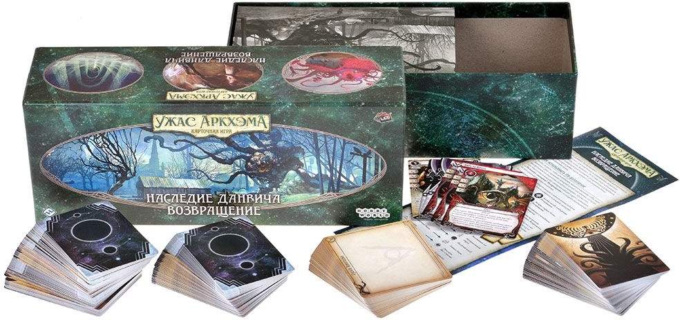 (EU) Настоьная игра Hobby World Ужас Аркхэма. Карточная игра: Наследие Данвича. Возвращение (доп)