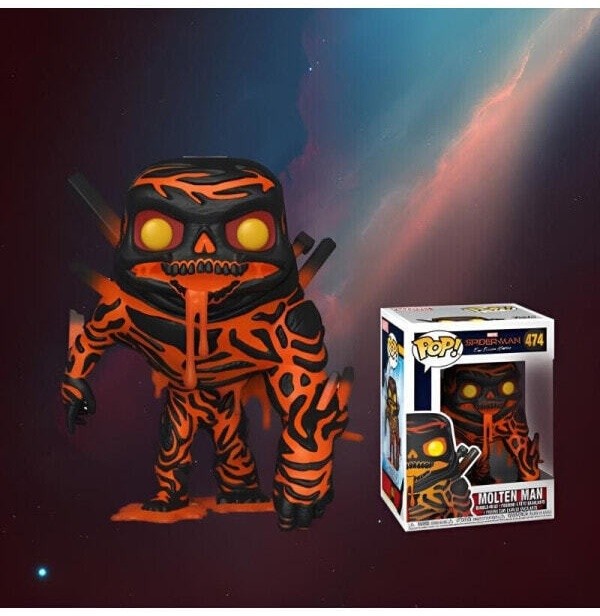 (CN) Фигурка Funko Pop! Marvel: Spider-Man Far From Home - Molten Man (474)