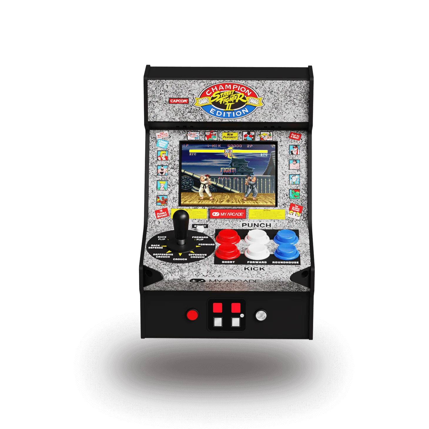 Аркадная игровая ретро приставка консоль My Arcade Street Fighter II: Champion Edition Micro Player