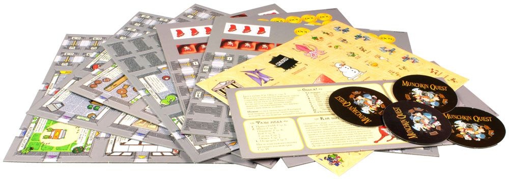 (EU) Настоьная игра Hobby World Манчкин Квест