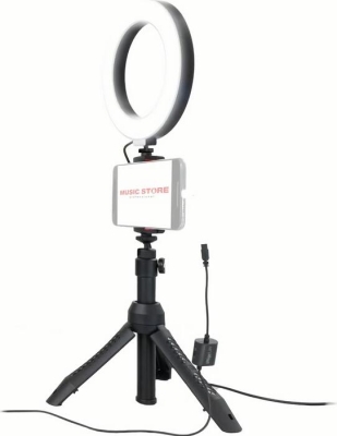 (EU) Комплект для видеосъемки и стриминга IK Multimedia iRig Video Creator Bundle, петличный микрофон, кольцевая лампа, стойка