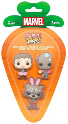 (EU) Фигурка Funko POP! Pocket Keychain: Easter Star-Lord, Groot & Rocket (3-Pack) (77167)
