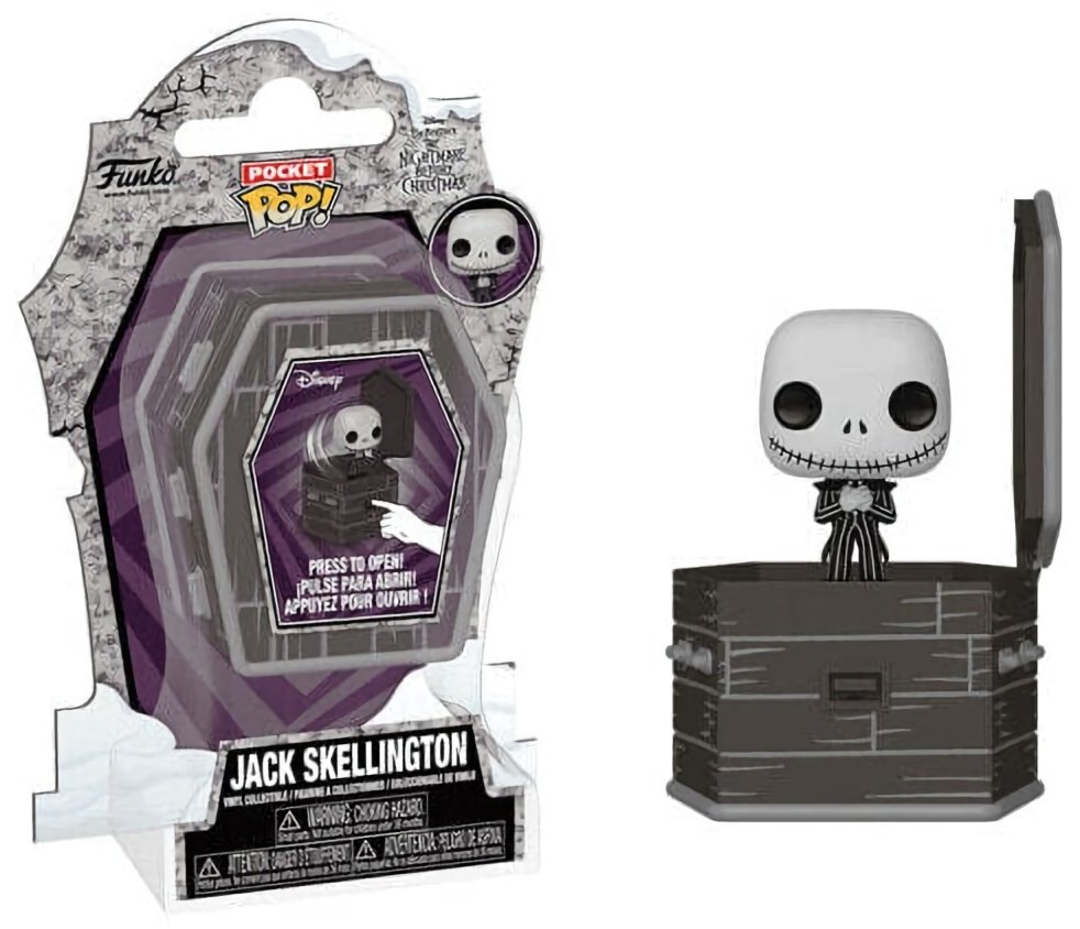 (CN) Фигурка Funko Pocket Pop! Disney: The Nightmare Before Christmas — Jack Skellington (Jumping/Haunting)