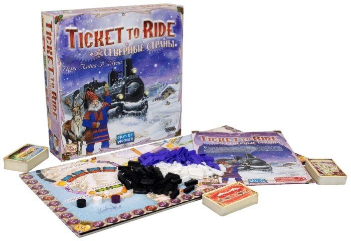 Настольная карточная игра Hobby World Ticket To Ride: Северные страны (1702)