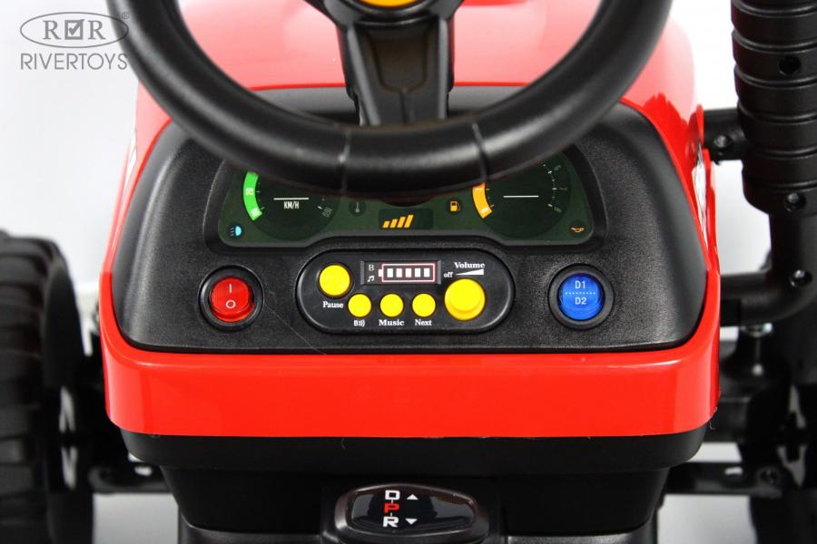 Детский электромобиль RiverToys K111KK красный