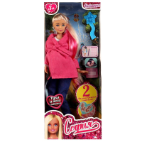 Кукла 29 см София беременная, руки и ноги сгиб, акс, кор КАРАПУЗ в кор.24шт 66001B2-C4-S-BB