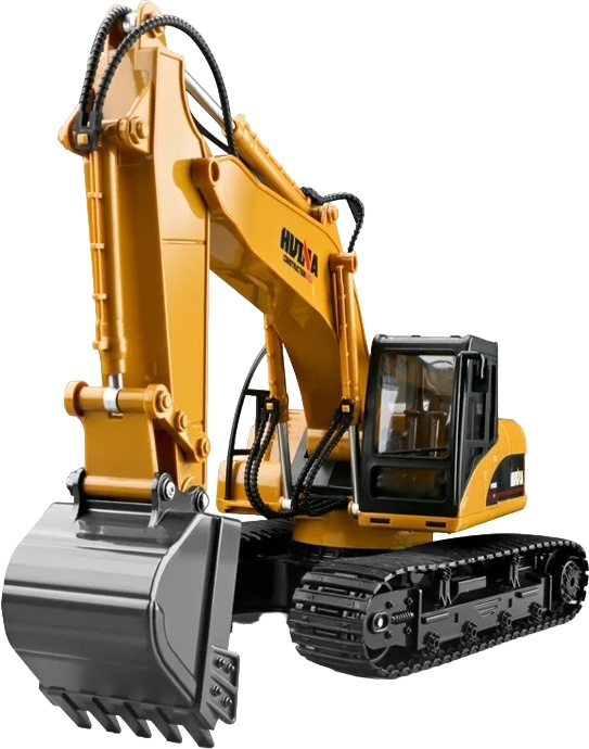 Радиоуправляемая модель экскаватор Hui Na Toys масштаб 1к14 (HN1550)