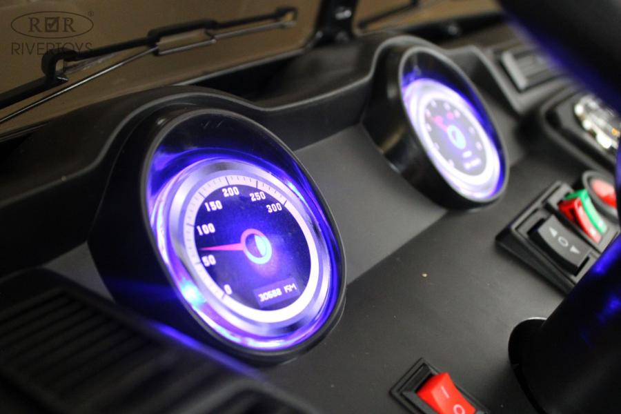 Детский электромобиль RiverToys K777AM желтый