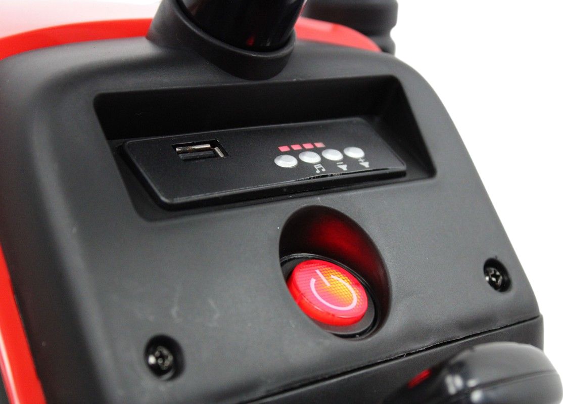 Детский электромобиль RiverToys H444HH красный