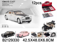 Машина металл. инерц. свет+звук, цвет в ассорт. CZ42A в дисплее уп-12шт в кор.8уп B2129330