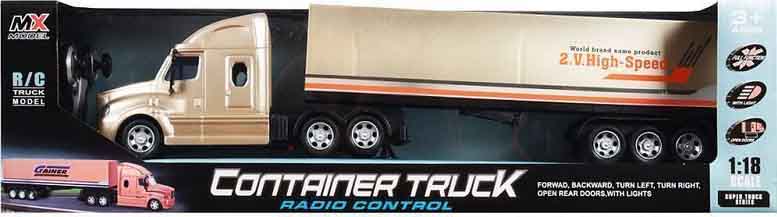 Радиоуправляемая машина MX MX19161 Тягач с прицепом 1к18