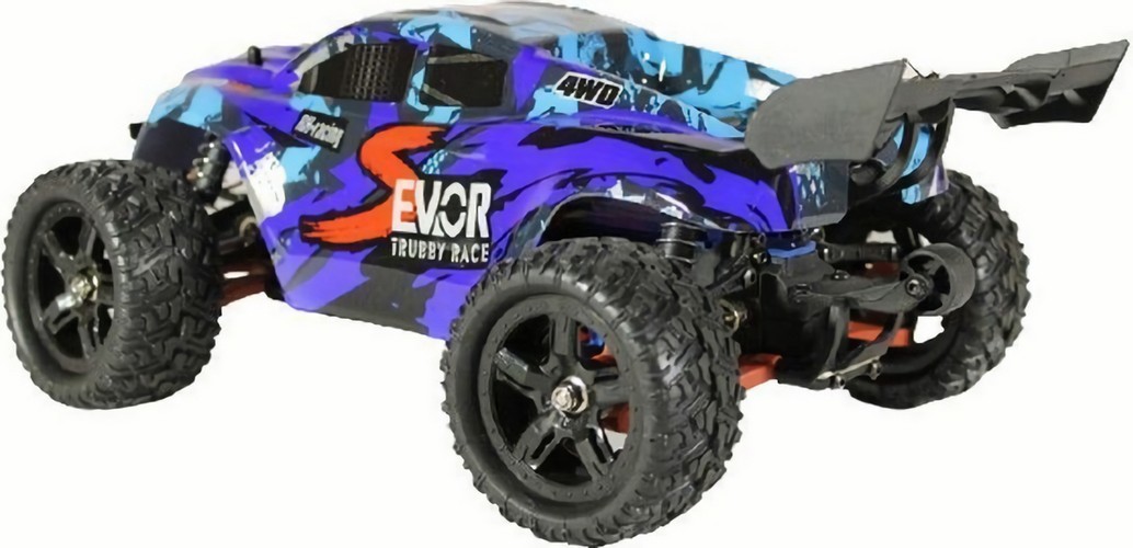 Радиоуправляемая трагги Remo Hobby S EVO-R Brushless UPGRADE V2.0 (синяя) 4WD 2.4G 1/16 RTR (E581-003)