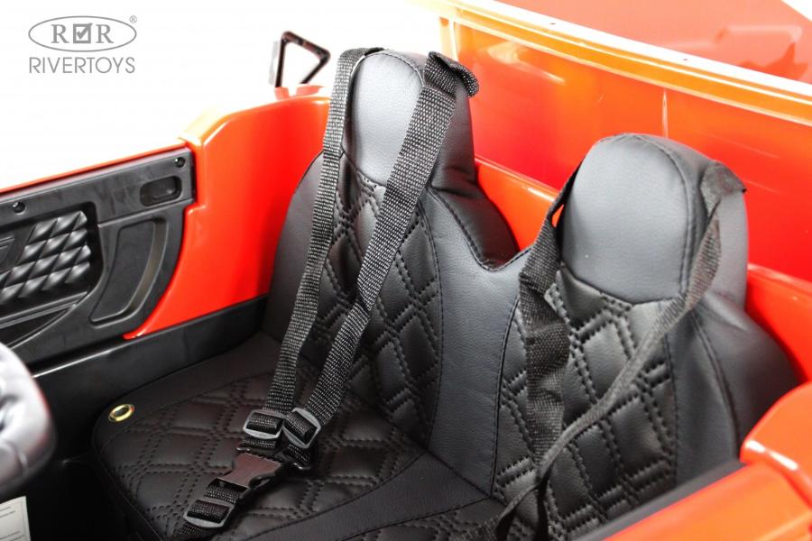 Детский электромобиль RiverToys K777AM красный