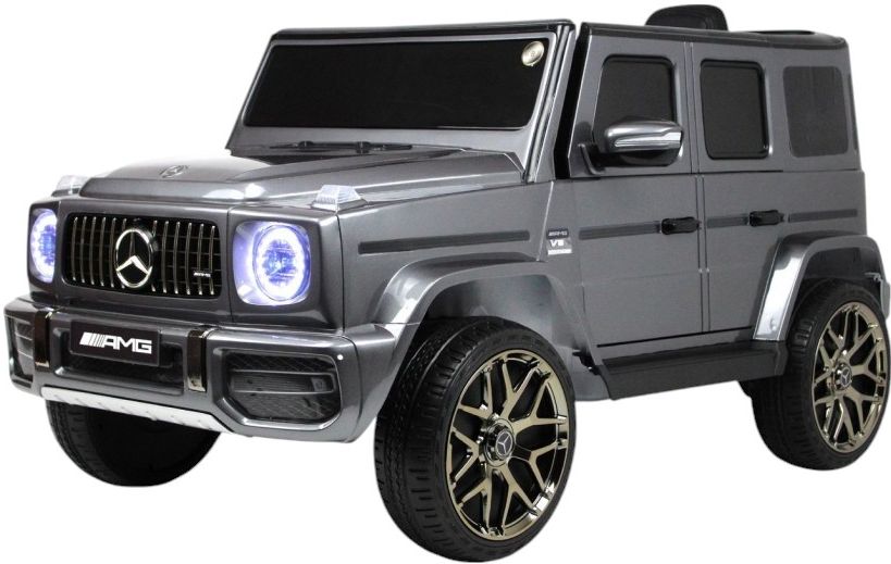 Детский электромобиль RiverToys Mercedes-Benz G63 (T999TT-SILVER-GLANEC     ) серый глянец
