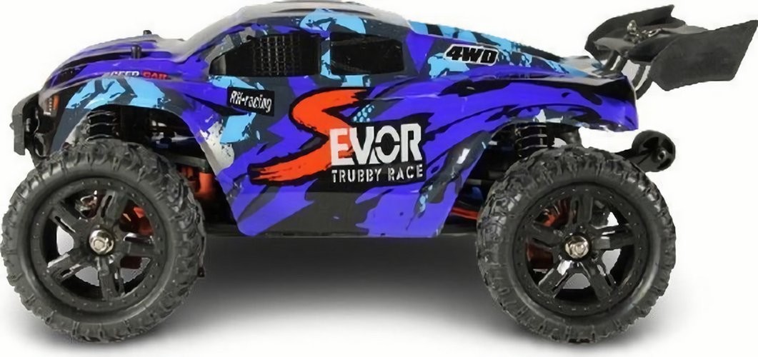 Радиоуправляемая трагги Remo Hobby S EVO-R Brushless UPGRADE V2.0 (синяя) 4WD 2.4G 1/16 RTR (E581-003)
