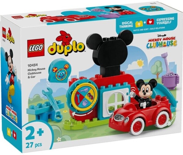 (EU) Конструктор LEGO Duplo Клуб Микки Мауса и машина (10454)