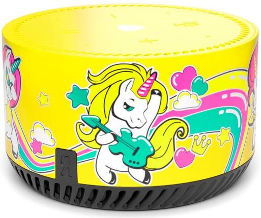 Яндекс.Станция Лайт - Кастомизированная умная колонка Алиса Rainbo Unicorn (YNDX-00025)