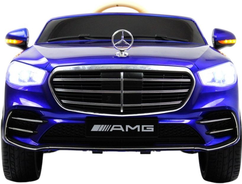 Детский электромобиль RiverToys (М333БХ-BLUE-GLANEC) синий глянец