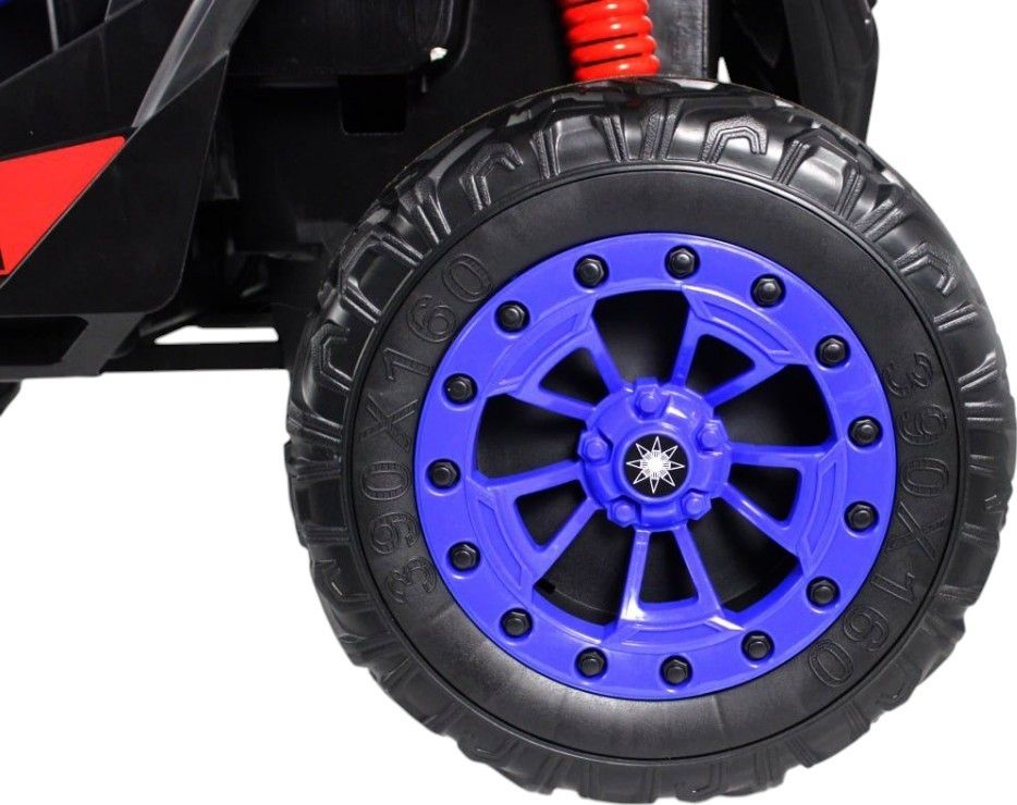 Детский электромобиль RiverToys (М999БХ) (синий)