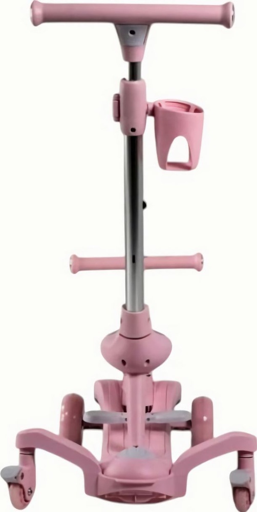 Детский cамокат-беговел RiverToys (HB-111) (розовый)