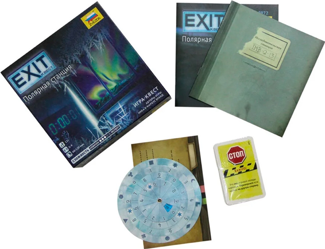 Настольная игра ZVEZDA EXIT- Квест: Полярная станция (ZV-8972)