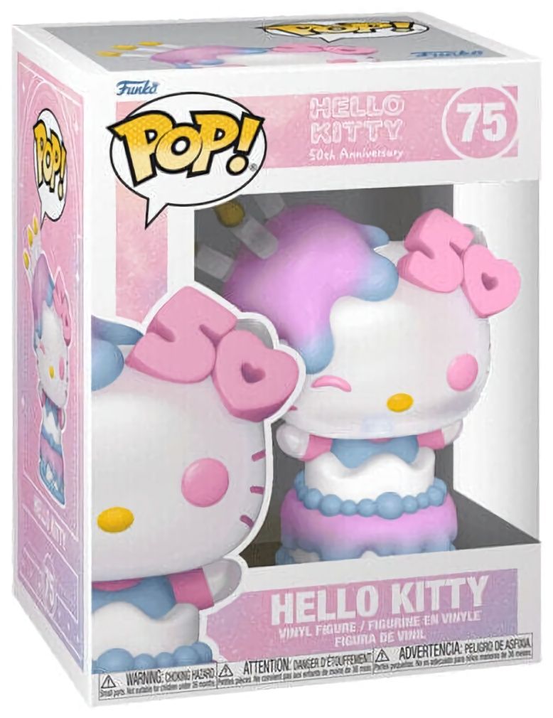 (CN) Фигурка Funko Pop! Sanrio: Hello Kitty - Hello Kitty (50th Anniversary) (75)