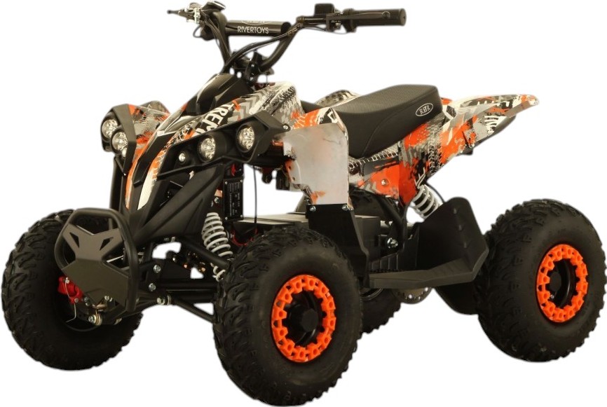 Детский электроквадроцикл RiverToys (MARK) (оранжевый)