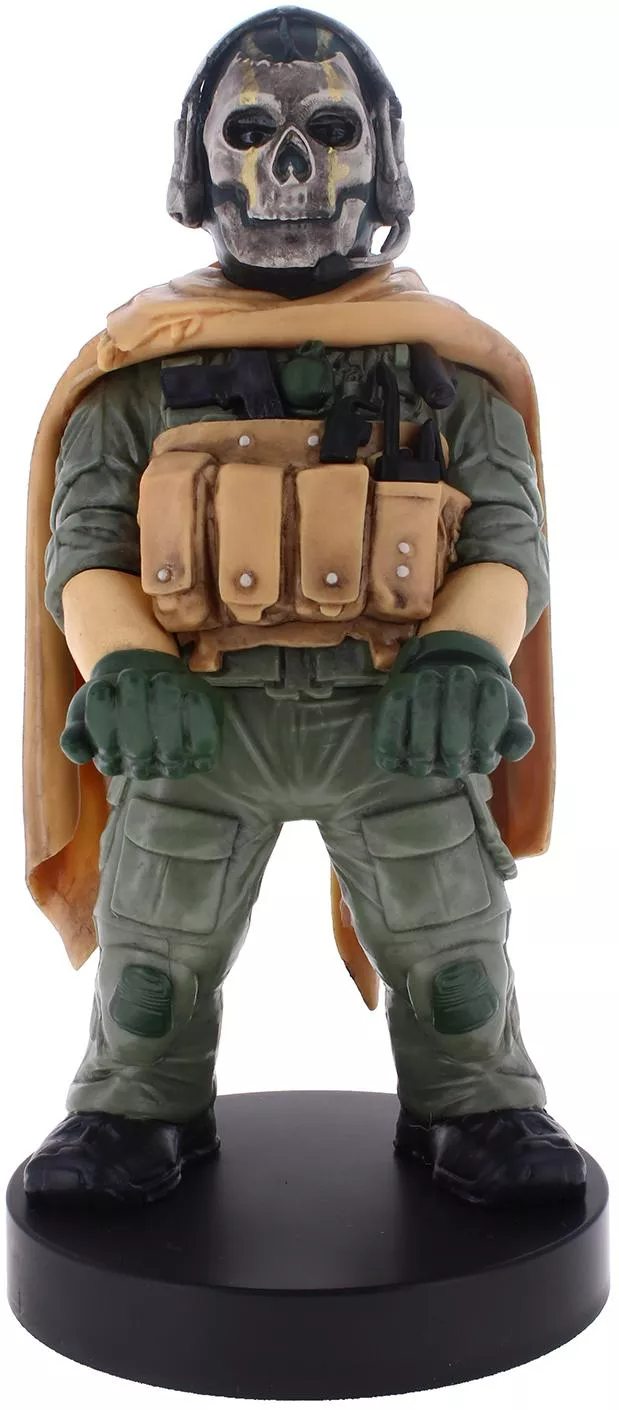 Фигурка-подставка Cable Guy: Call of Duty: Ghost Warzone + съёмная панель + игра Call of Duty: Modern Warfare II