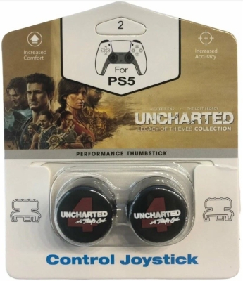 Высокие накладки на стики CQC Uncharted: Legacy of Thieves Collection для геймпада DualSense