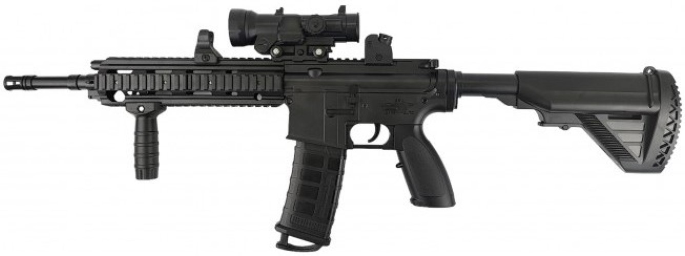 Автомат M4 с увеличенным магазином стреляющий орбизами, F588-1-2