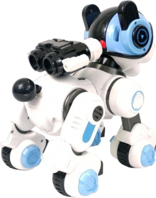 Радиоуправляемый робот Create Toys интерактивная собака Police Dog (CR-1901-BLUE)