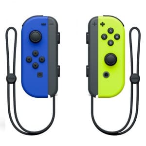 Два контроллера Joy-Con (синий / неоновый жёлтый)