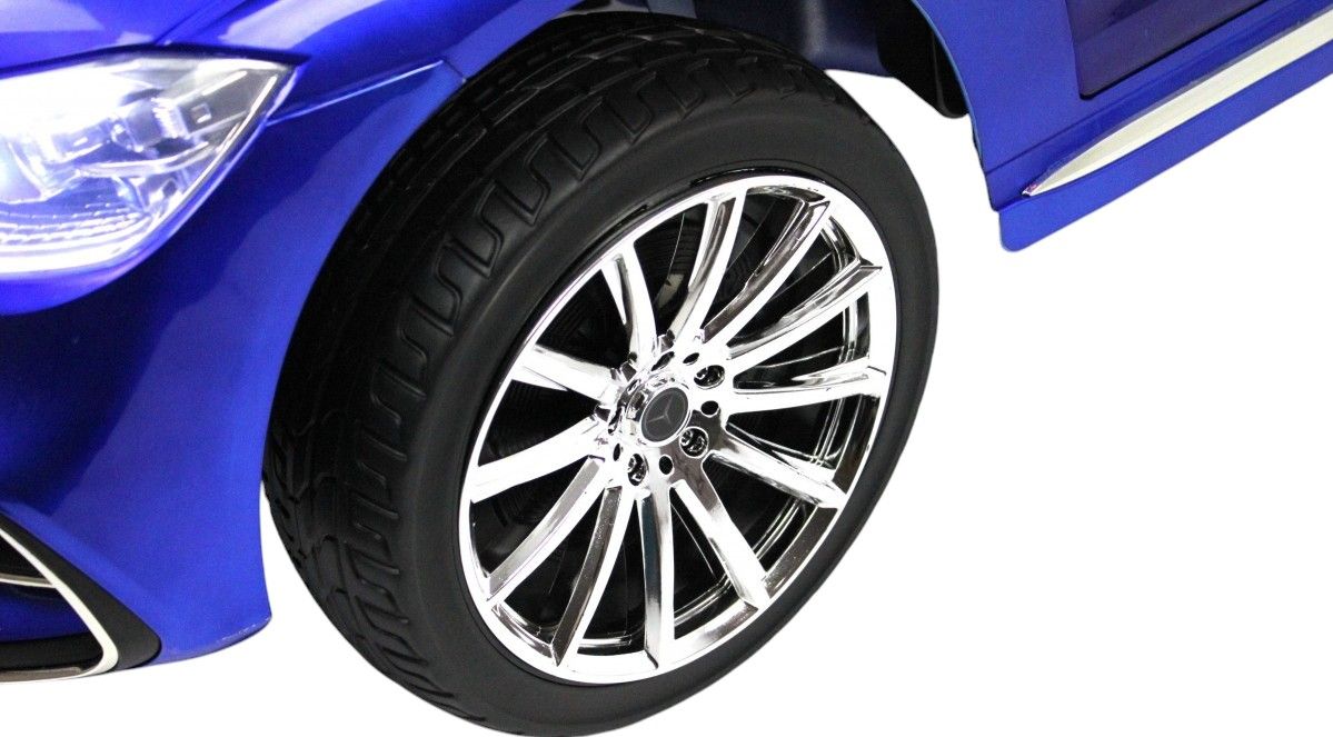 Детский электромобиль RiverToys (М333БХ-BLUE-GLANEC) синий глянец